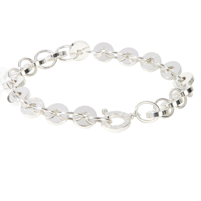 Tiffany & Co. Sterling Silver 1837 Circle Link Bracelet fv