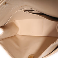 Chanel Beige Quilted Caviar Jumbo Double Flap Bag Handbag 8