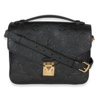 Louis Vuitton Black Monogram Empreinte Pochette Metis Handbag id