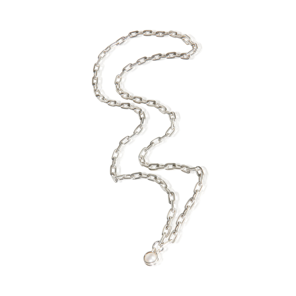 Tiffany & Co. Sterling Silver Pearl HardWear Wrap Necklace 3