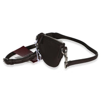 Gucci Brown Pebbled Calfskin Mini B Shoulder Pouch Handbag 2