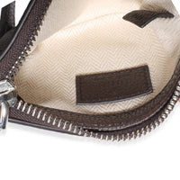 Gucci Brown Pebbled Calfskin Mini B Shoulder Pouch Handbag 6
