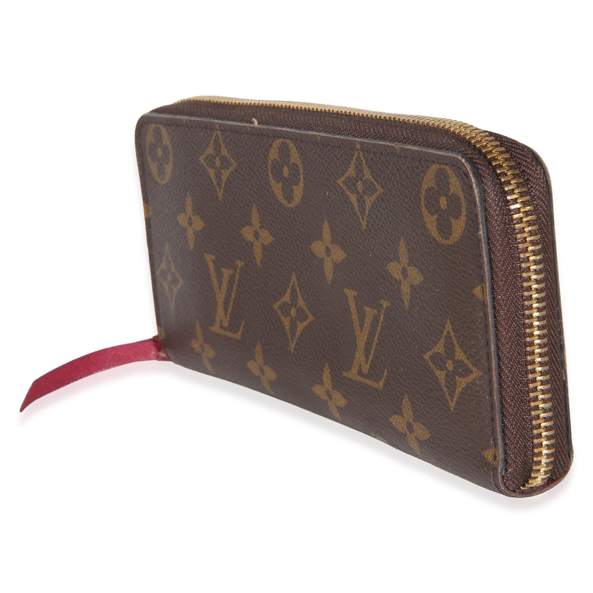 Louis Vuitton Fuchsia Monogram Canvas Clemence Wallet Wallet 2