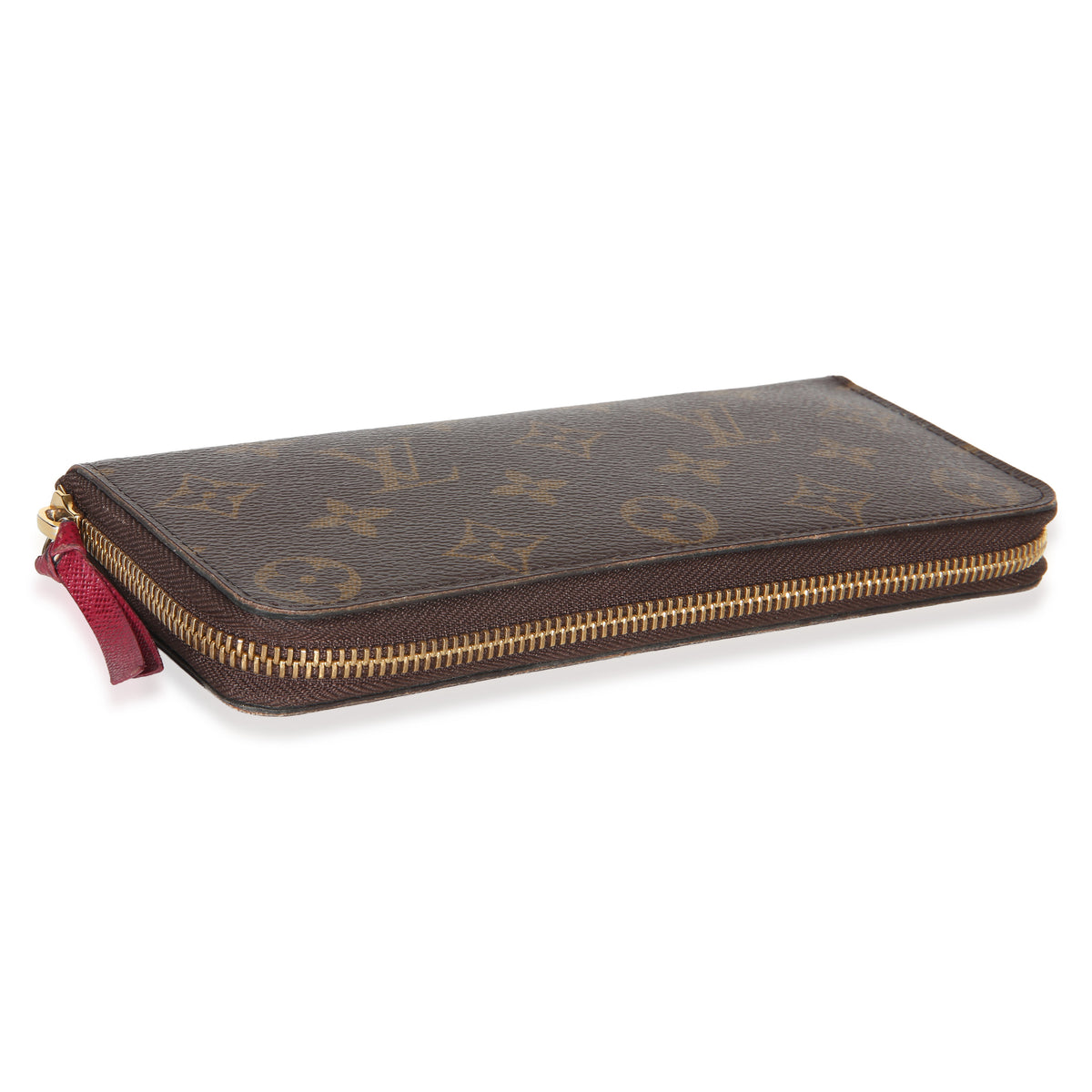 Louis Vuitton Fuchsia Monogram Canvas Clemence Wallet Wallet 7