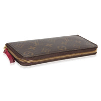 Louis Vuitton Fuchsia Monogram Canvas Clemence Wallet Wallet 7