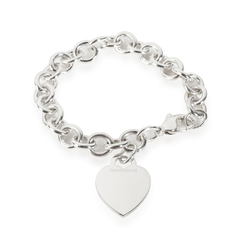 Tiffany & Co. Sterling Silver Heart Tag Bracelet