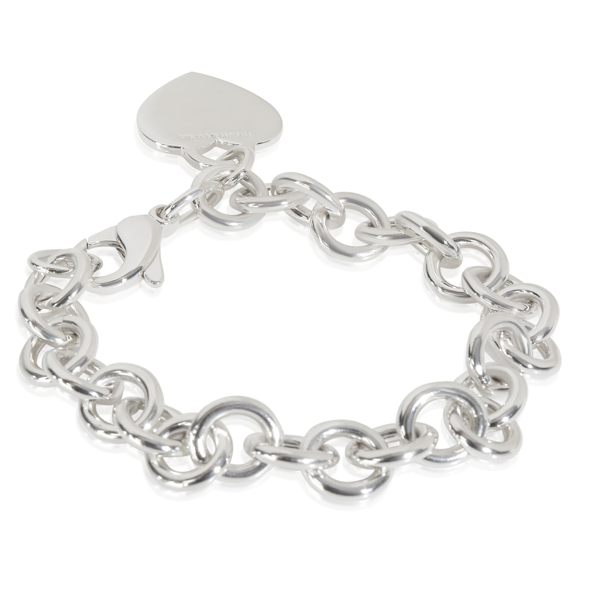 Tiffany & Co. Sterling Silver Heart Tag Bracelet