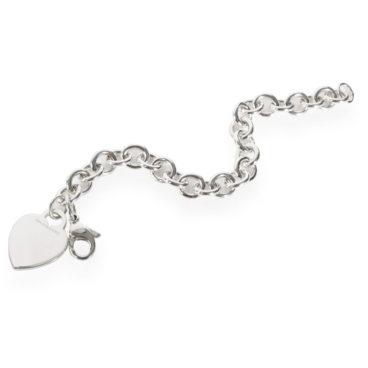 Tiffany & Co. Sterling Silver Heart Tag Bracelet