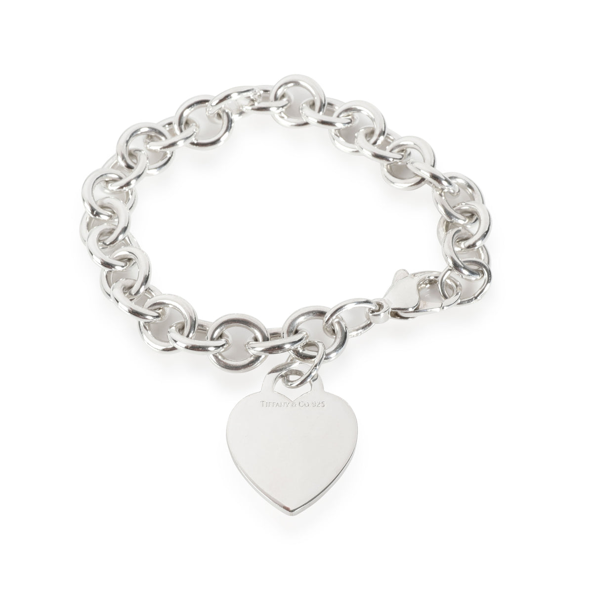 Tiffany & Co. Sterling Silver Heart Tag Bracelet