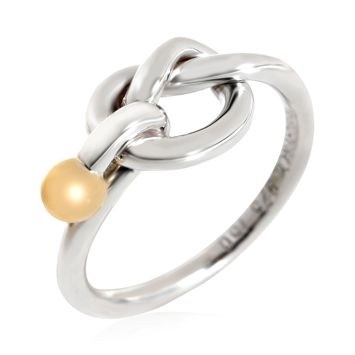 Tiffany & Co. Yellow Gold & Sterling Silver Vintage Knot Ring