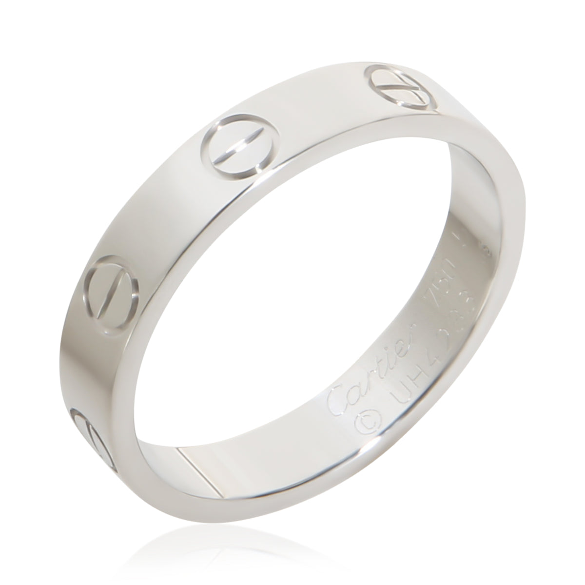 Cartier White Gold Small Model Love Ring 4