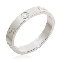 Cartier White Gold Small Model Love Ring 4
