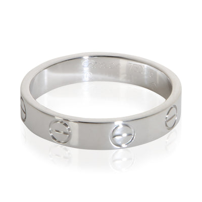 Cartier White Gold Small Model Love Ring fv