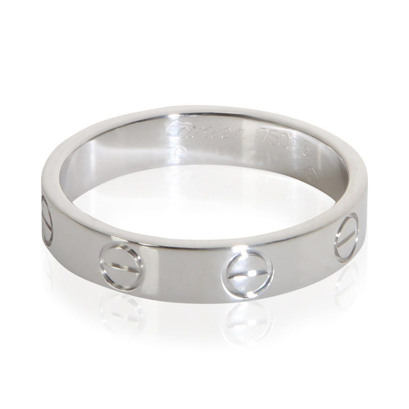 Cartier White Gold Small Model Love Ring fv