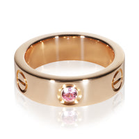 Cartier Rose Gold Pink Sapphire Love Ring fv