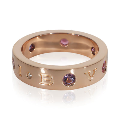 BVLGARI Rose Gold Tourmaline and Amethyst Roman Sorbet Ring fv