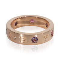 BVLGARI Rose Gold Tourmaline and Amethyst Roman Sorbet Ring fv