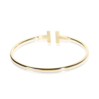 Tiffany & Co. Yellow Gold Mother Of Pearl Tiffany T Wire Bracelet 3