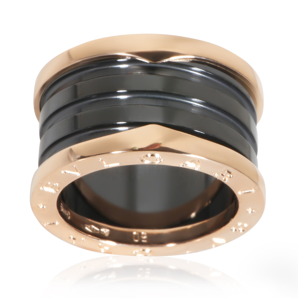 BVLGARI Rose Gold B.zero1 Ring 6