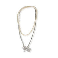 Tiffany & Co. Sterling Silver Diamond Return To Tiffany Wrap Necklace 3