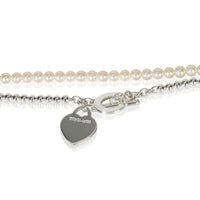 Tiffany & Co. Sterling Silver Diamond Return To Tiffany Wrap Necklace 4