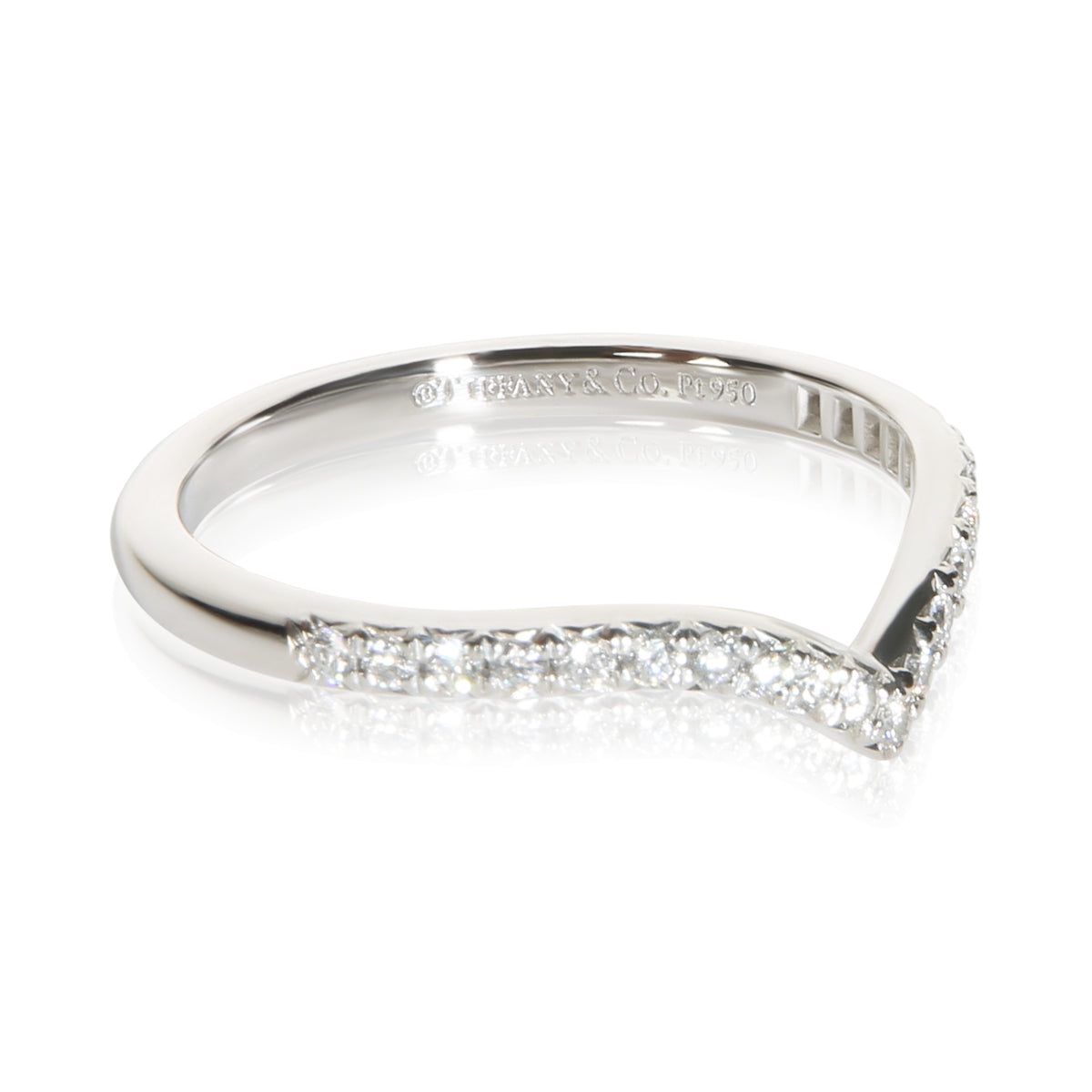 Tiffany & Co. Platinum Diamond Soleste V Band 2