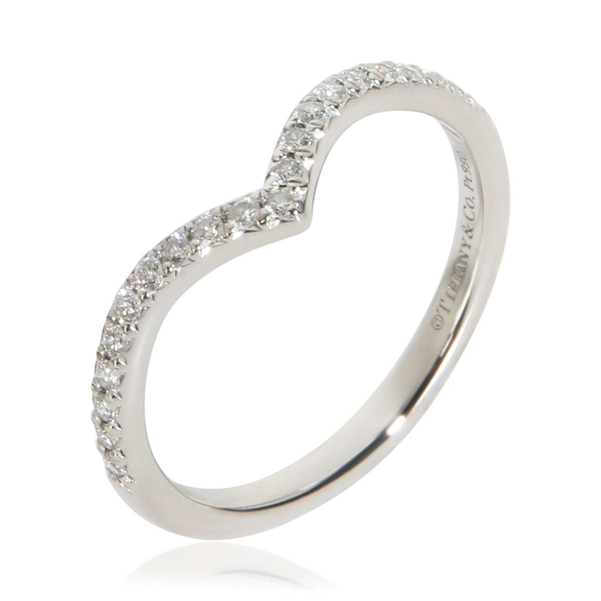 Tiffany & Co. Platinum Diamond Soleste V Band 4