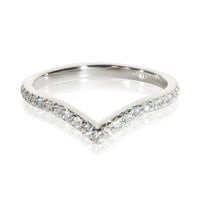 Tiffany & Co. Platinum Diamond Soleste V Band fv
