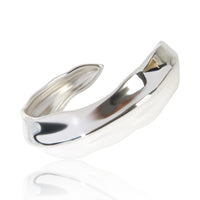 Tiffany & Co. Sterling Silver Sculpted Leaf Bracelet 2
