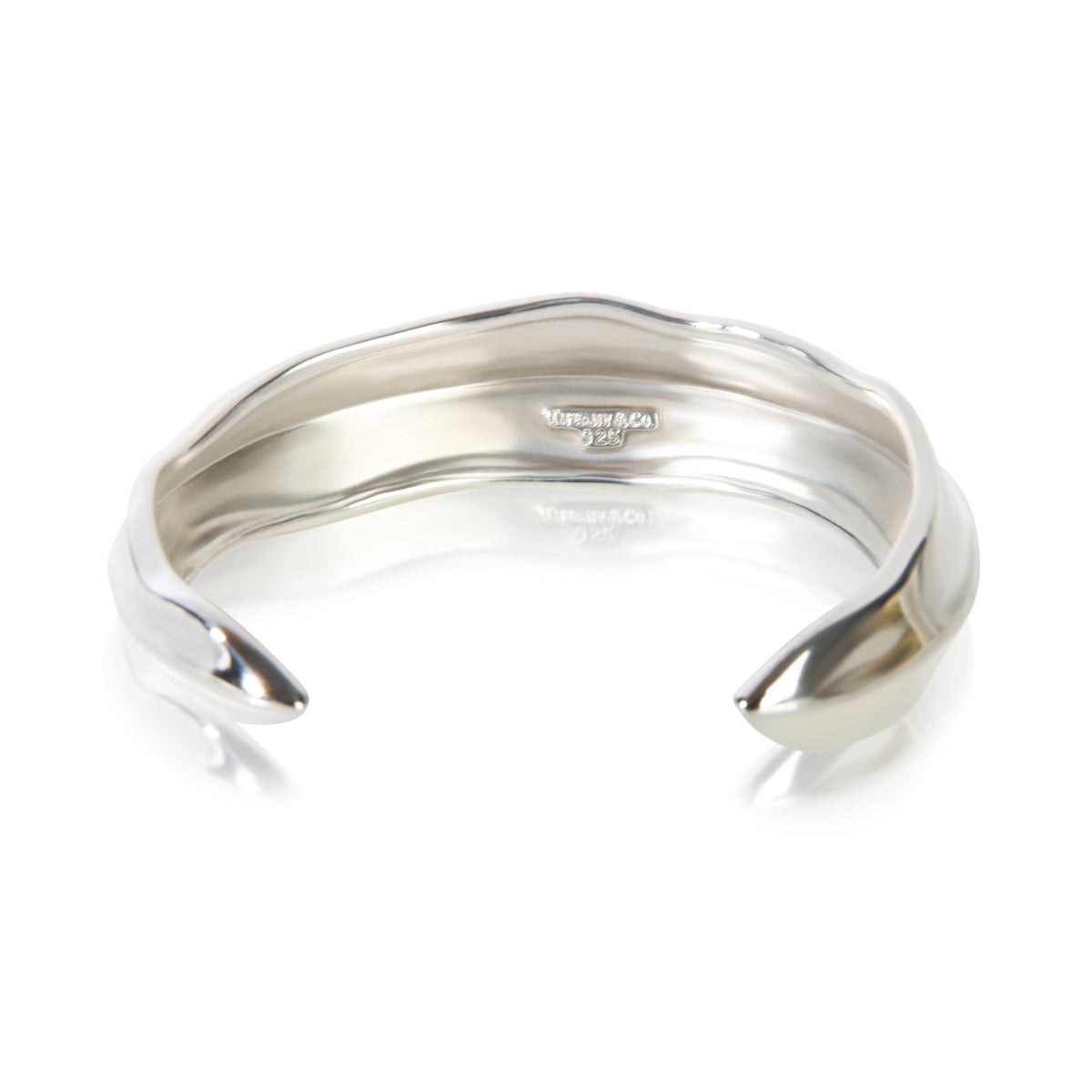 Tiffany & Co. Sterling Silver Sculpted Leaf Bracelet 3