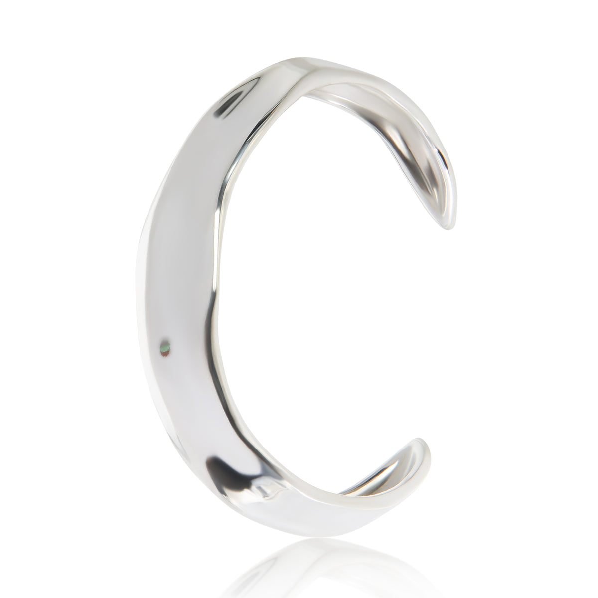Tiffany & Co. Sterling Silver Sculpted Leaf Bracelet 4