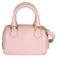 Celine Pink Grained Calfskin Mini Boston Bag Handbag 4