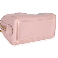 Celine Pink Grained Calfskin Mini Boston Bag Handbag 7