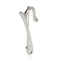Tiffany & Co. Sterling Silver Elsa Peretti Alphabet P Brooch 2