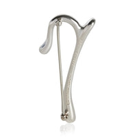 Tiffany & Co. Sterling Silver Elsa Peretti Alphabet P Brooch 3