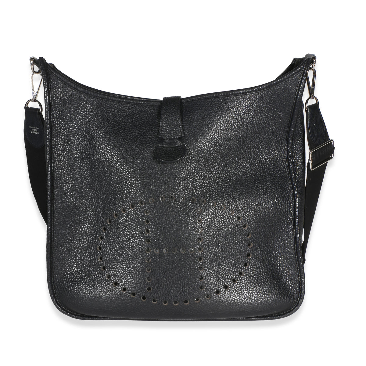 Hermès Black Clemence Evelyne III 29 PHW Handbag id