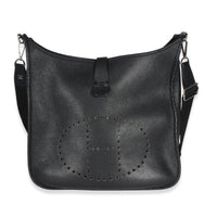 Hermès Black Clemence Evelyne III 29 PHW Handbag id