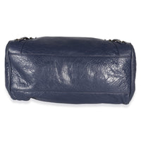 Balenciaga Bleu Obscur Agneau Silver Hardware Velo Bag Handbag 5