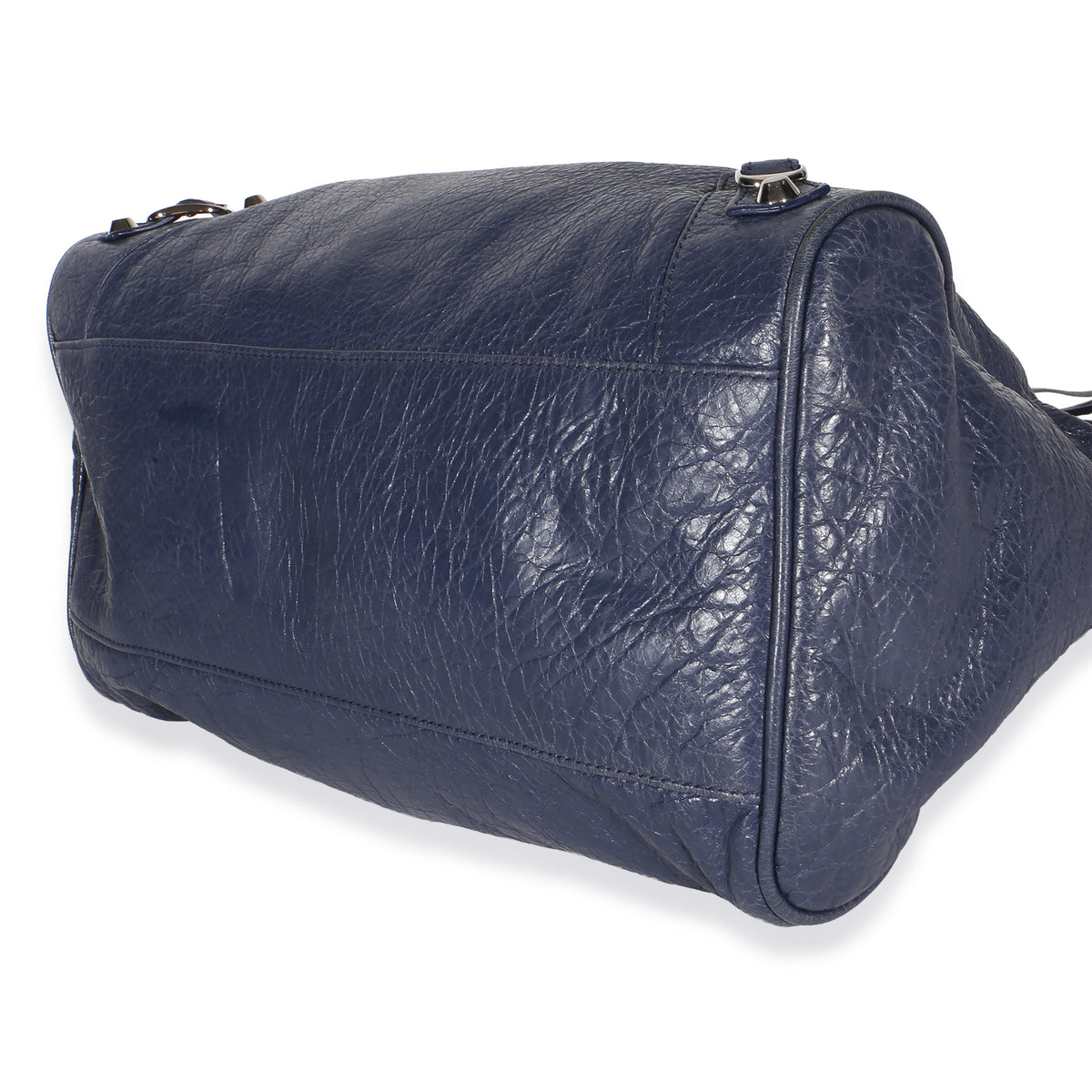 Balenciaga Bleu Obscur Agneau Silver Hardware Velo Bag Handbag 6