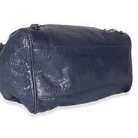 Balenciaga Bleu Obscur Agneau Silver Hardware Velo Bag Handbag 7