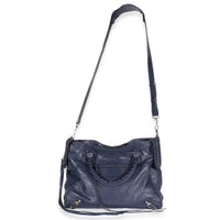 Balenciaga Bleu Obscur Agneau Silver Hardware Velo Bag Handbag 8