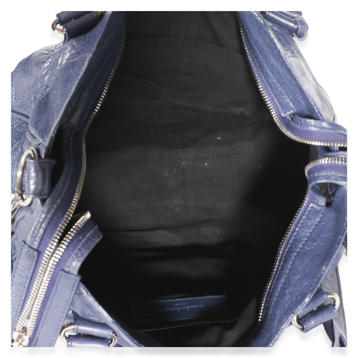 Balenciaga Bleu Obscur Agneau Silver Hardware Velo Bag Handbag 9