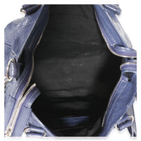 Balenciaga Bleu Obscur Agneau Silver Hardware Velo Bag Handbag 9
