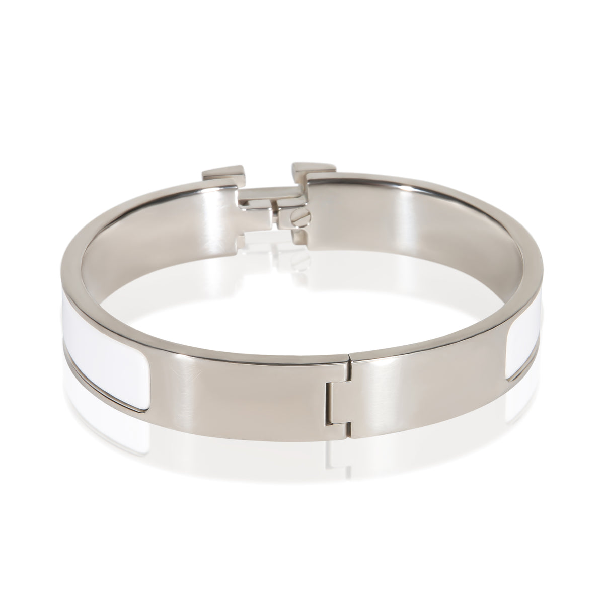 Hermès Clic H In Bracelet In Blanc 3