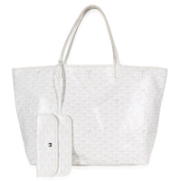 Goyard White ine Canvas Saint Louis GM Handbag id