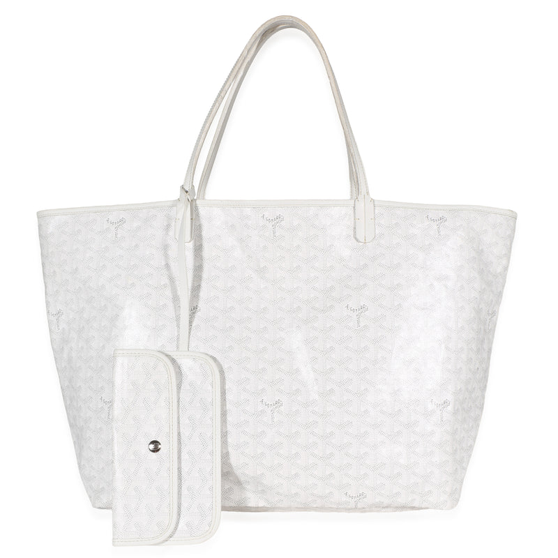 Goyard White ine Canvas Saint Louis GM Handbag id