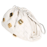 Bottega Veneta Chalk Intrecciato Nappa Studded The Mini Pouch Handbag 2