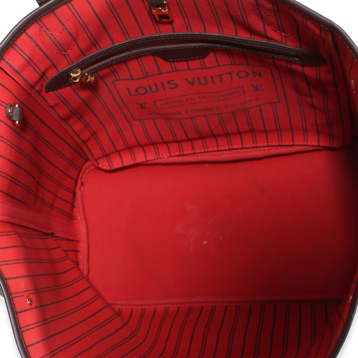 Louis Vuitton Damier Ebene Canvas Neverfull MM Handbag 9