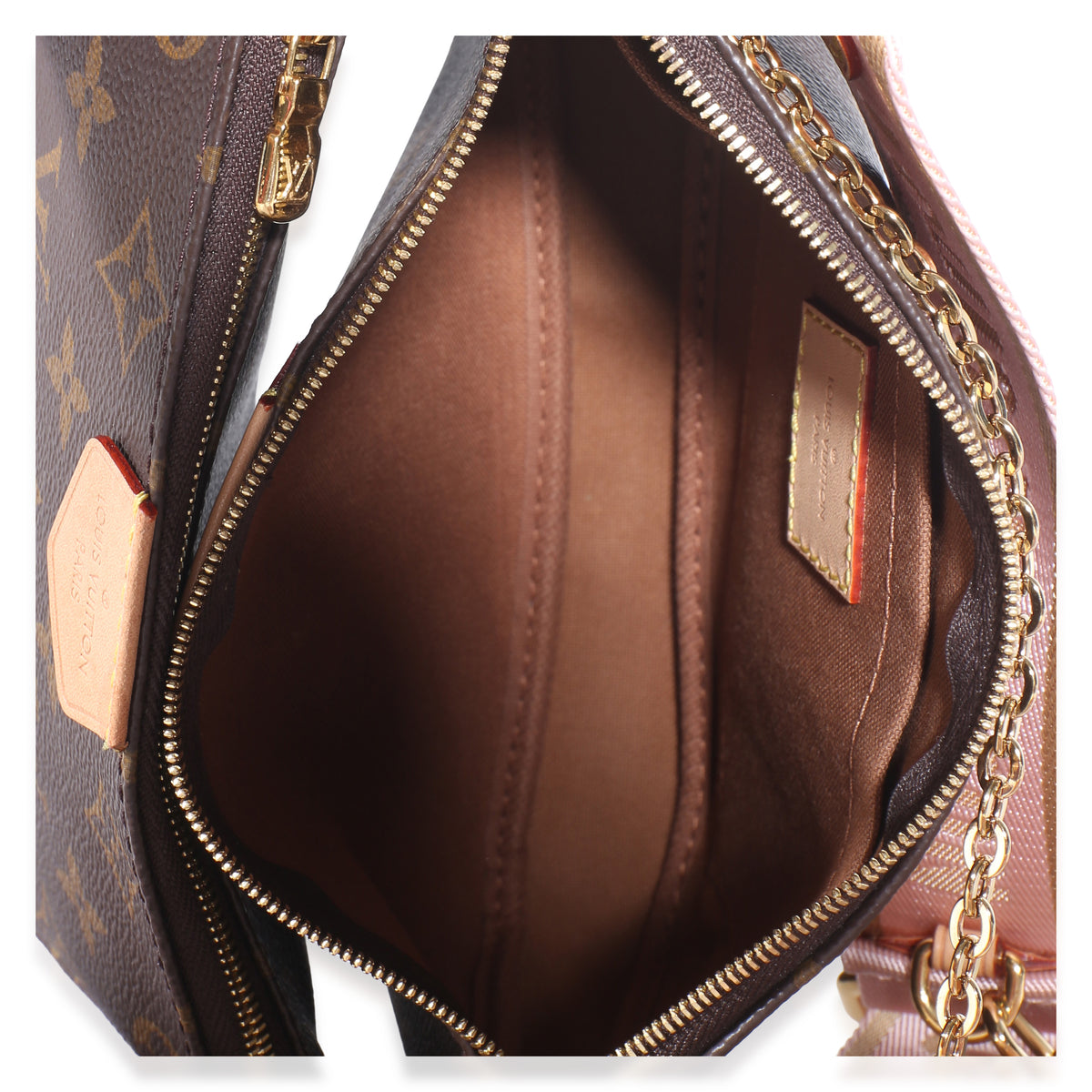 Louis Vuitton Rose Clair Monogram Canvas Multi Pochette Handbag 9