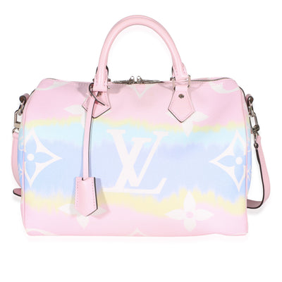 Louis Vuitton Pastel Monogram Canvas Escale Speedy Bandouliere 30 Handbag id